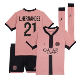 Paris Saint-Germain Lucas Hernandez #21 3rd Trikot 2024-25 Kurzarm (+ kurze hosen)